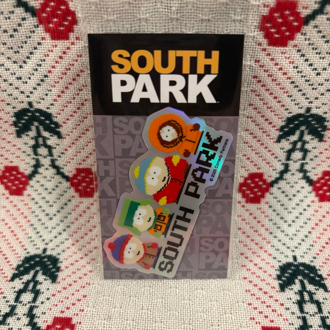 SOUTH PARK ドットイラスト ホログラムミニステッカー SP-029 ST01