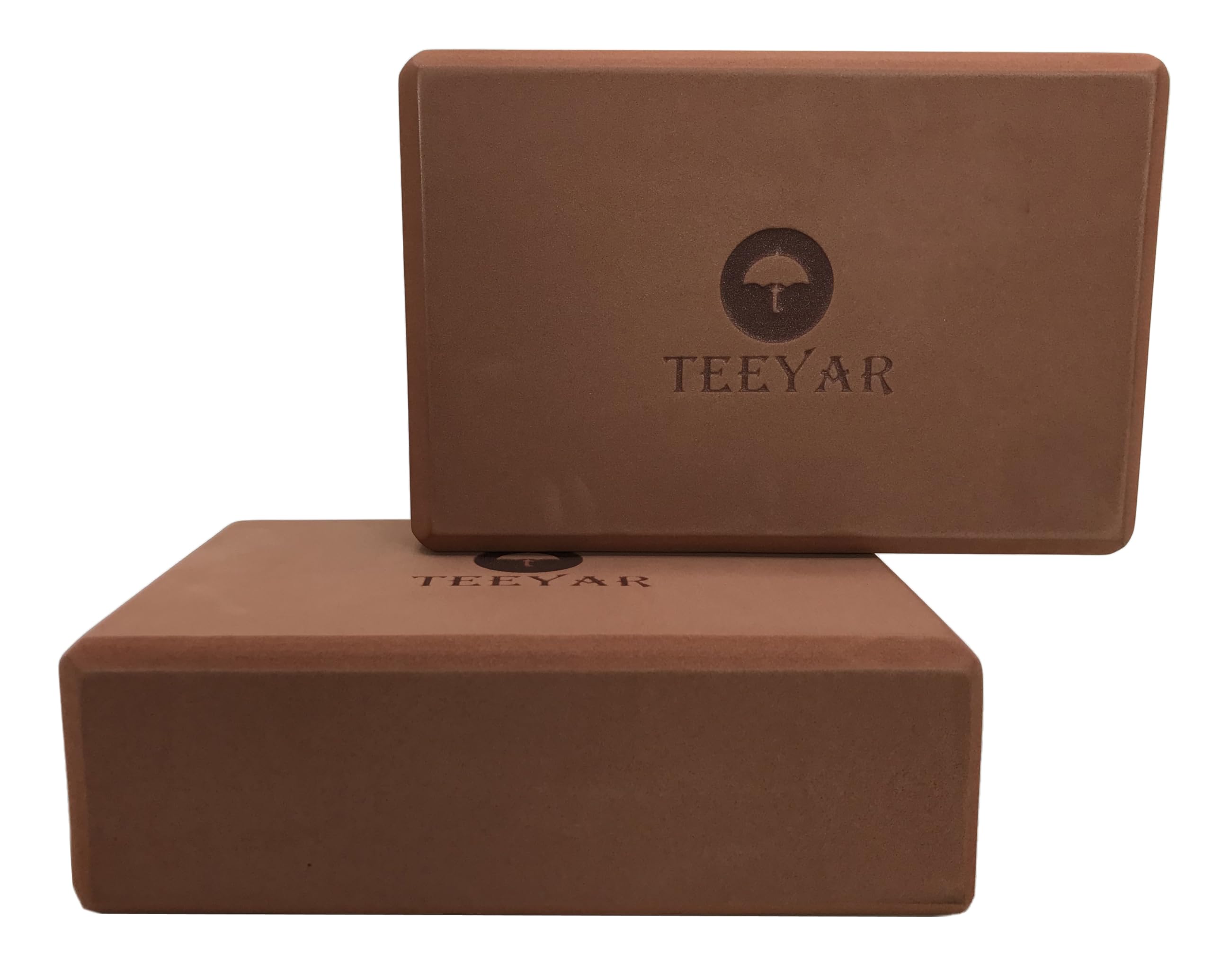 TEEYAR ヨガブロック 2個セット 無臭の高級素材 高密度/硬い 2サイズ
