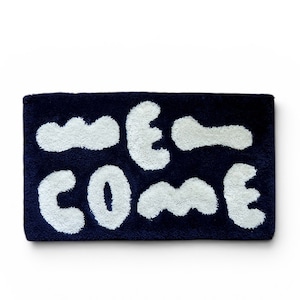 wonderland, Our Place Rug / NAVY×WHITE