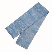 リバーシブル半幅帯 ［波の綾　花火柄］