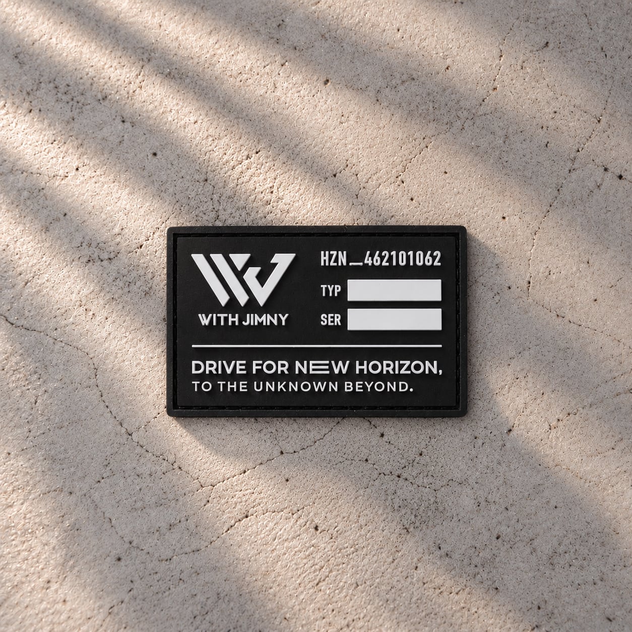 PVC VELCRO PATCH〈HORIZON〉