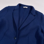 ROSSO35 ロッソ トレンタチンクエ ウール 2B ジャケット サイズ 44 /ブルー/イタリア製/レディース
