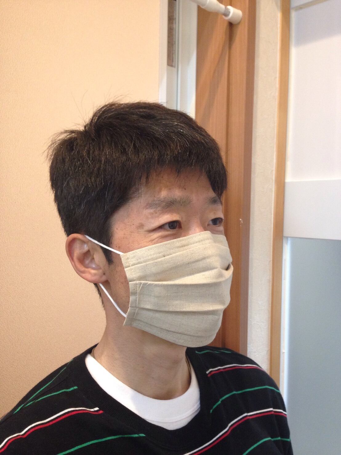 ヘンプマスク　アコーディオン型　おひとり様4枚まで