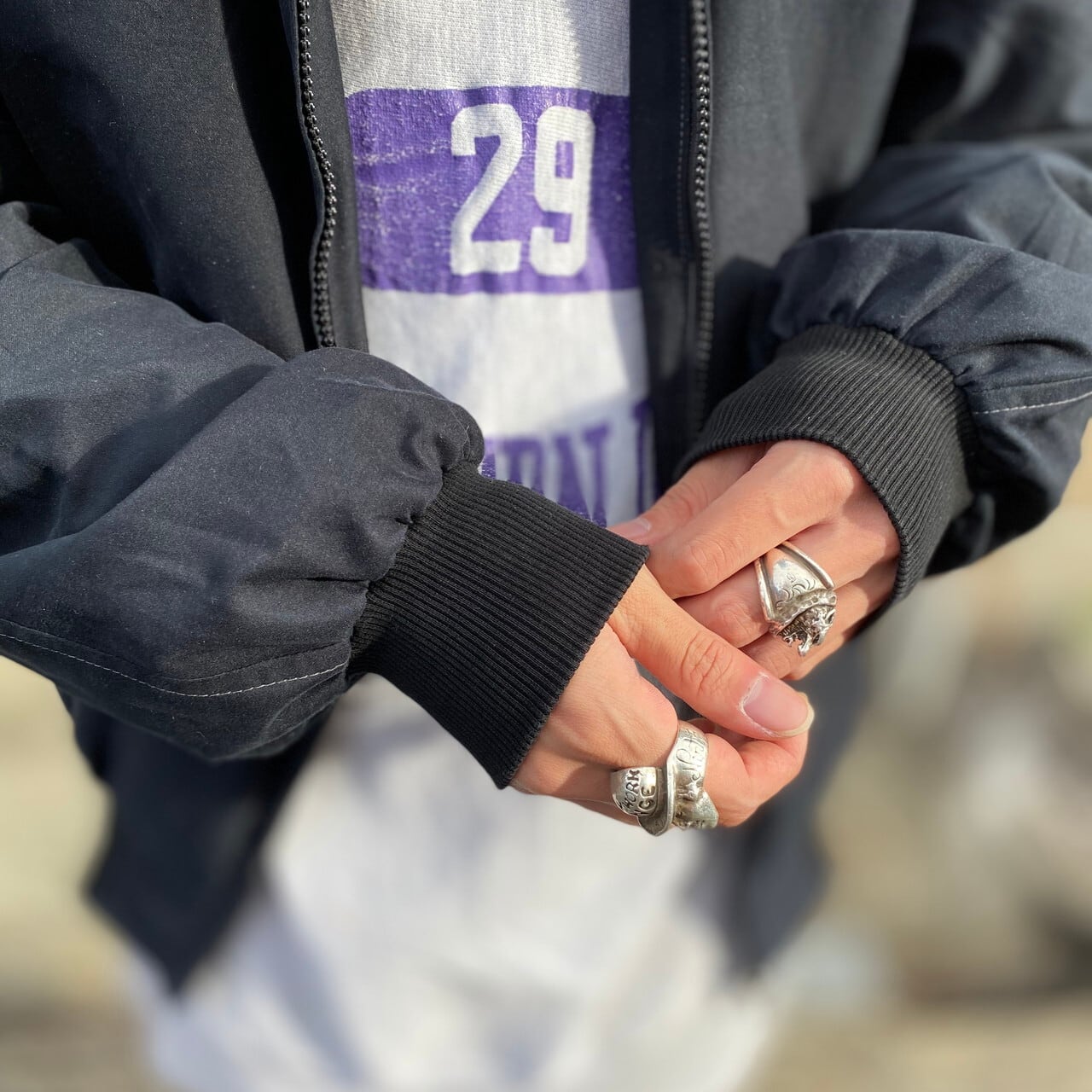 フレンチラコステ　ブルゾン セール】 リラックスフィットボアブルゾン （ブルゾン