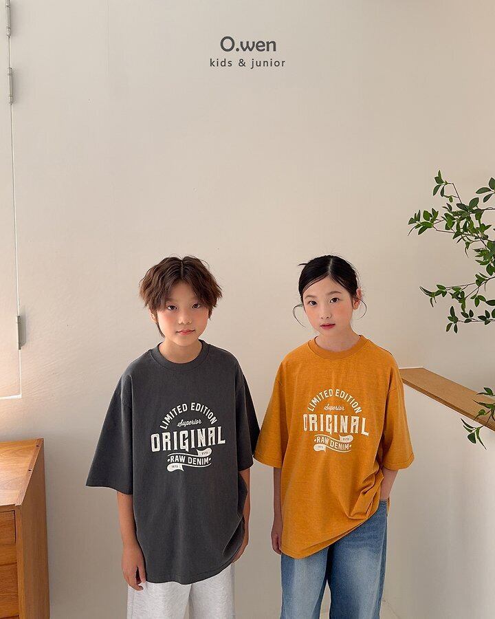 オリジナル7分T S,M,L,XL,JS,JM,JL,JXL / OWEN 26autumn / 韓国子供服