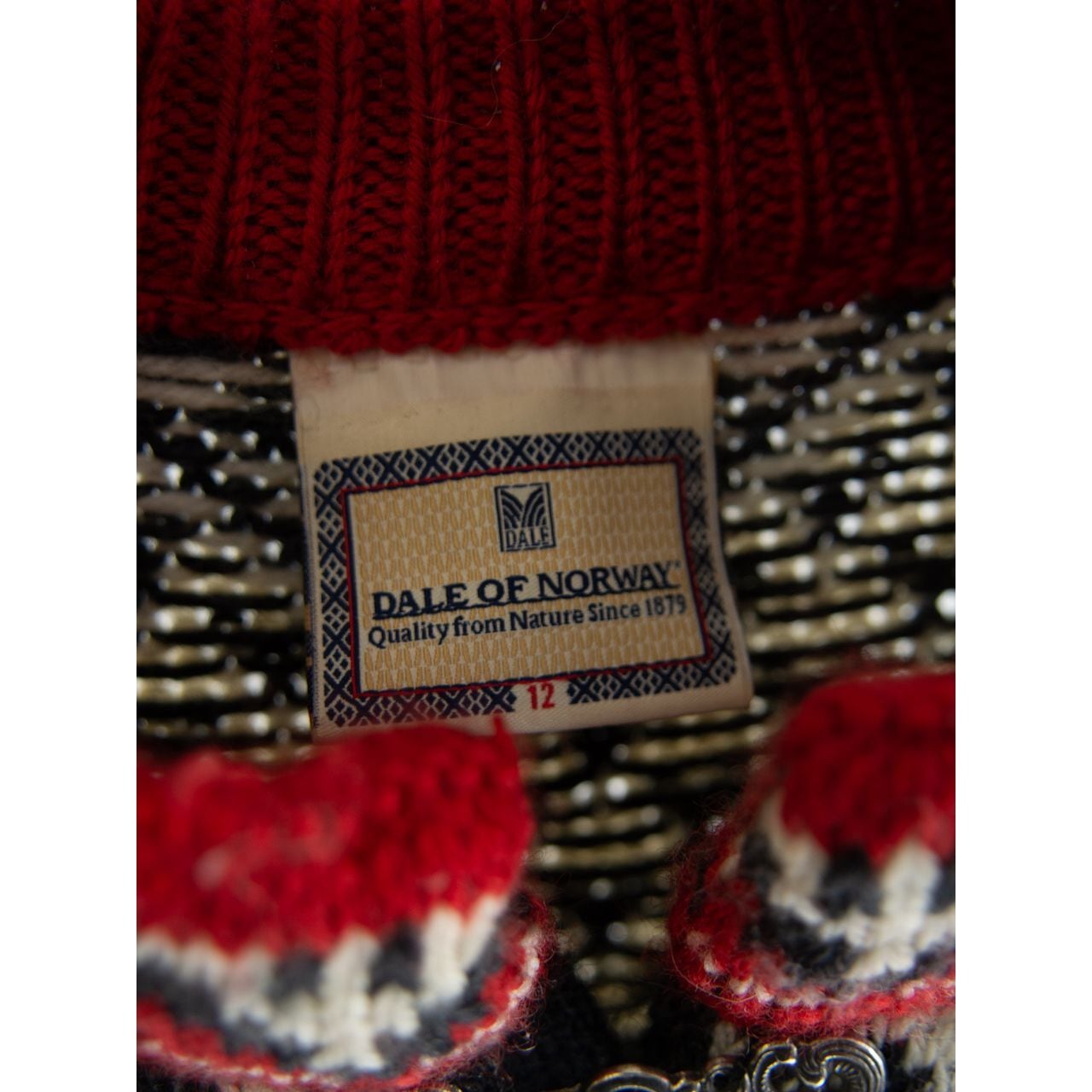 DALE OF NORWAY】Made in Norway 100% wool Nordic sweater（ダーレ