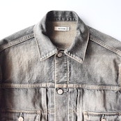 INTÉRIM / SHABBY VINTAGE "2ND" SHUTTLE DENIM SIDE PANEL JACKET