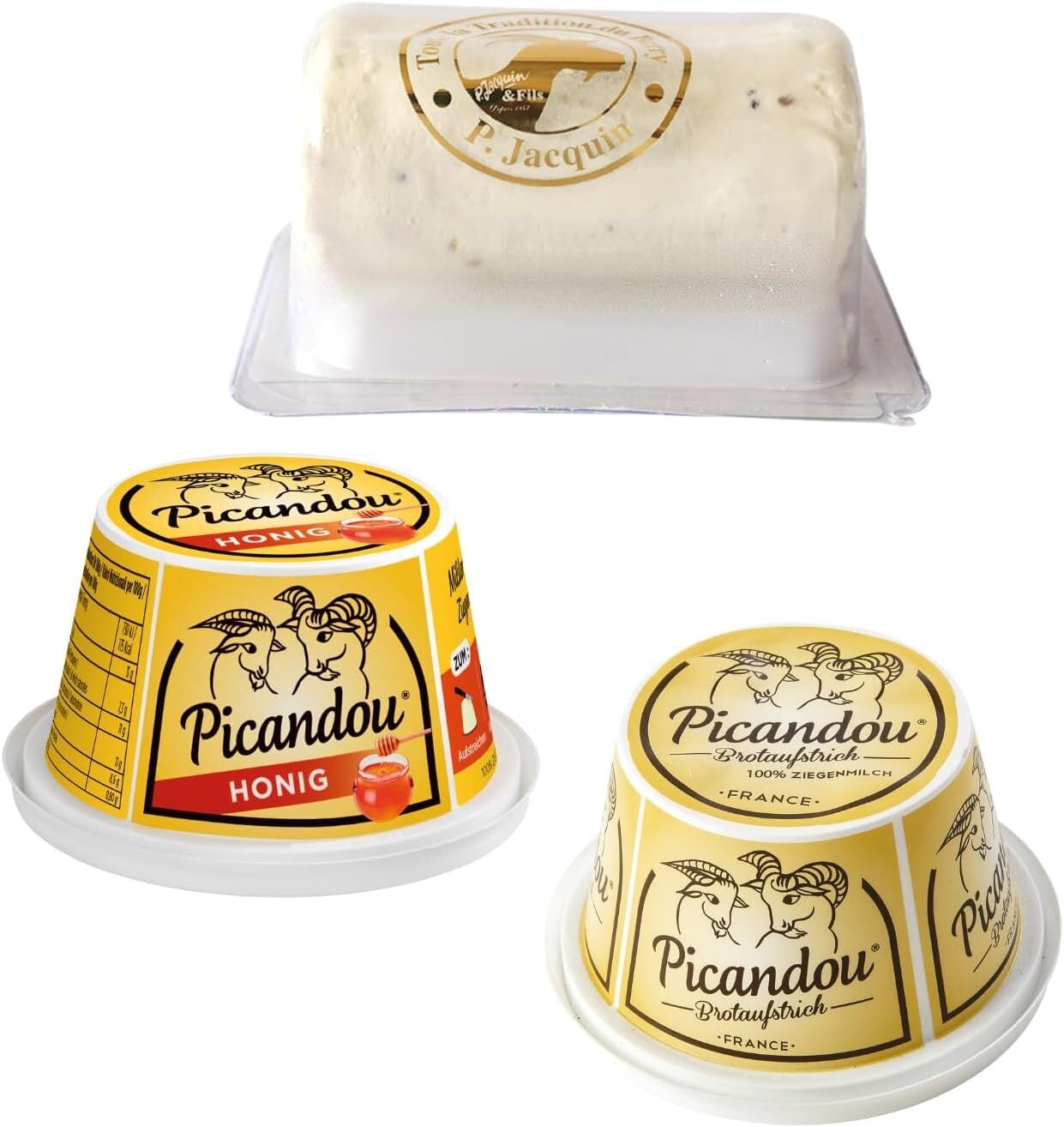 シェーヴルチーズ ヤギ 3種 セット (ピカンドゥ・ア・タルティネ