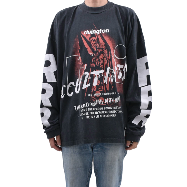 【RRR123(RIVINGTON roi Rebis)】OCCULTISTA VINTAGE LS TEE