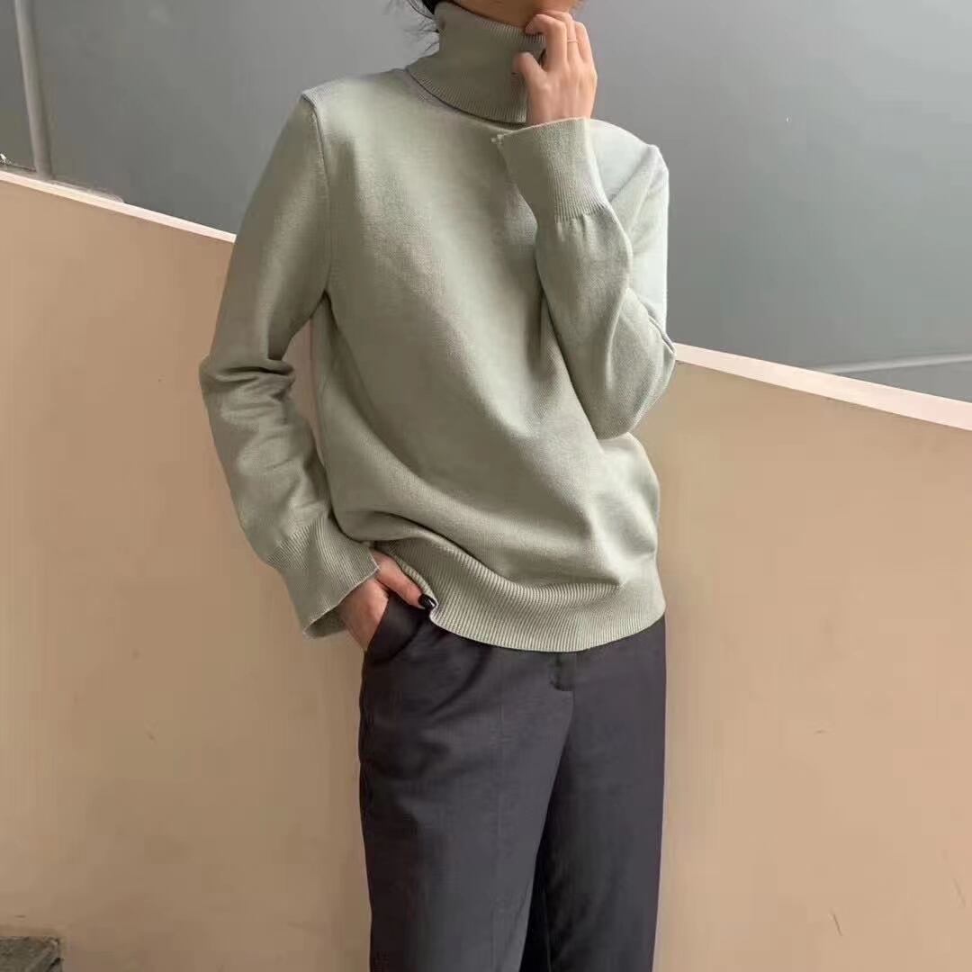 袖口スリット入り　ハイゲージニット　AJ2205−D04