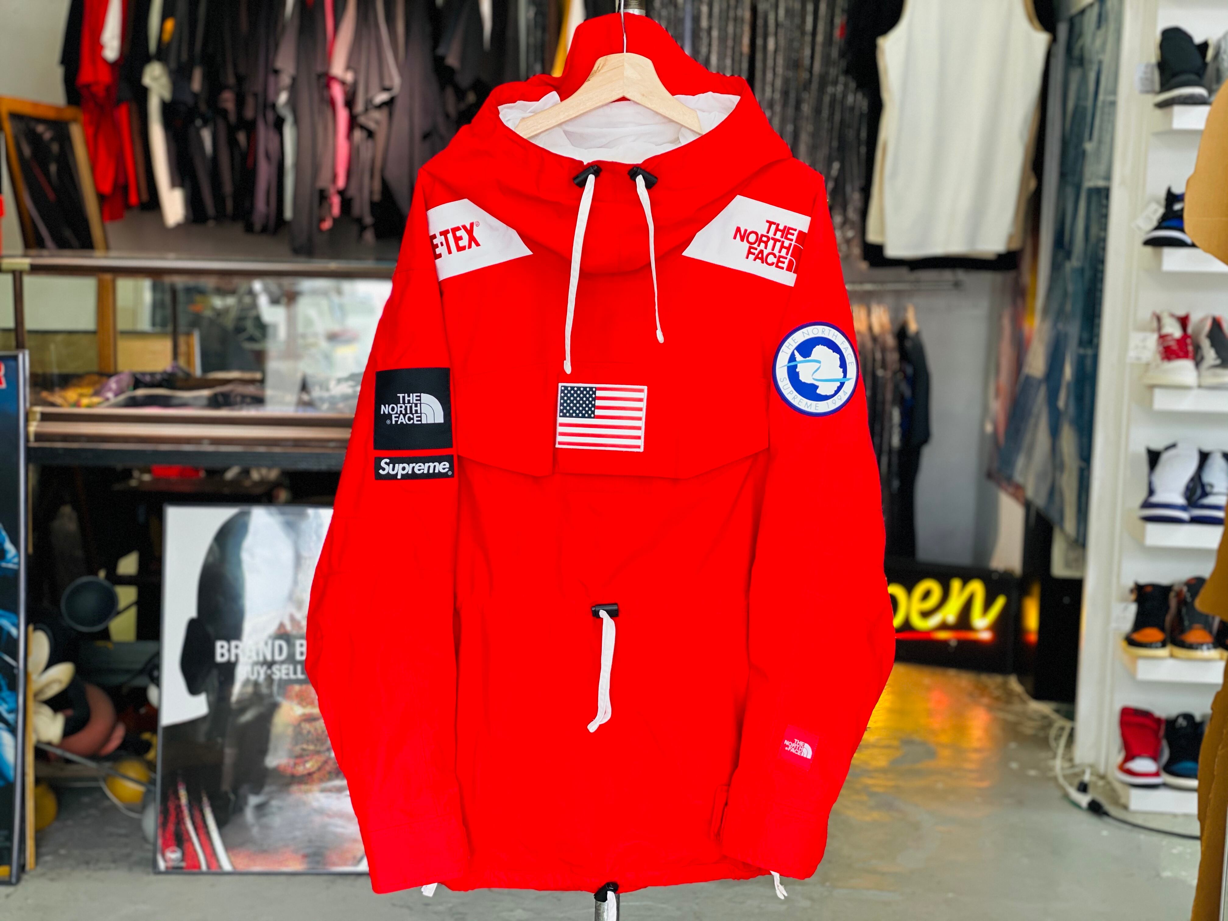 SUPREME 17SS × THE NORTH FACE ANTARCTICA EXPEDITION PULLOVER RED ...