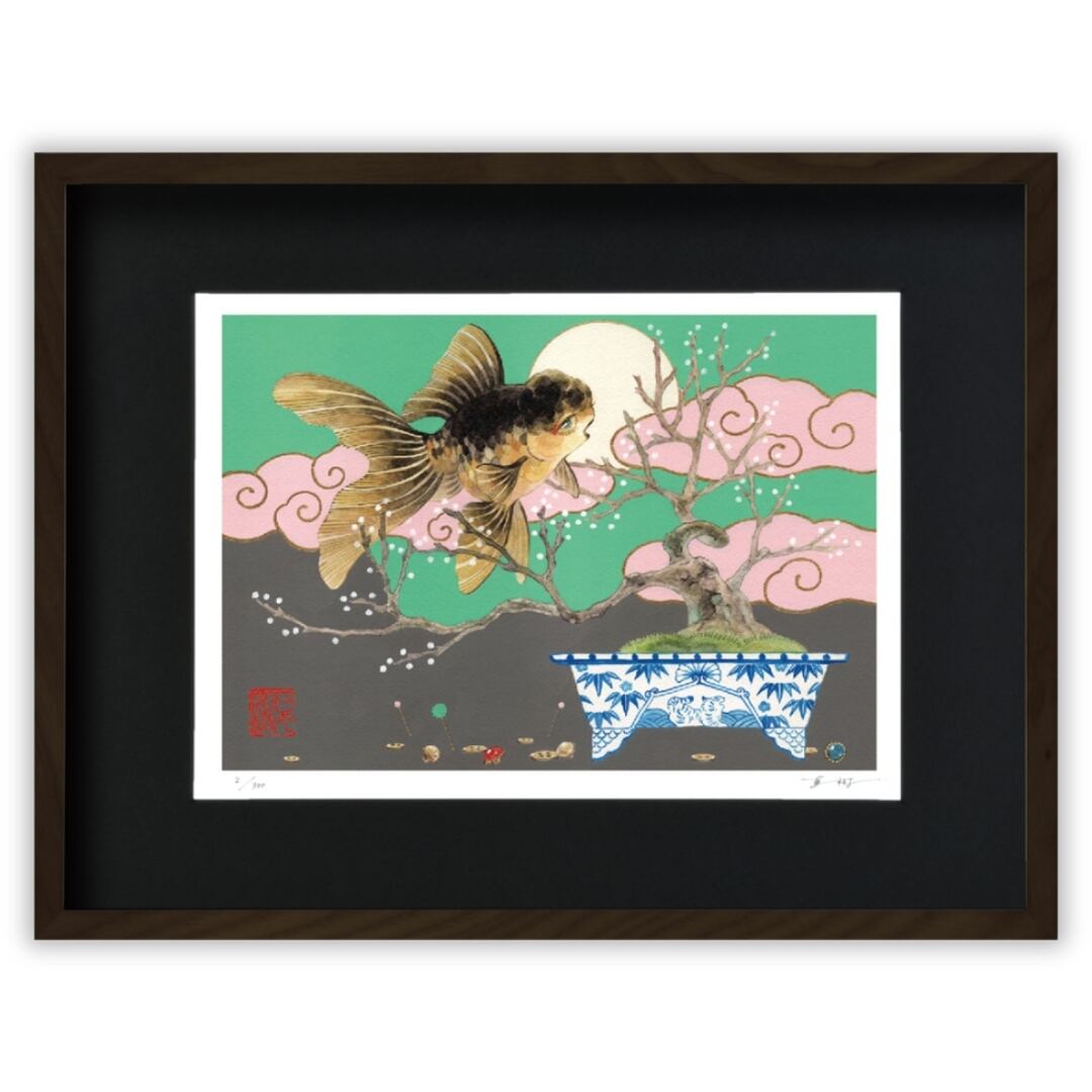 岩本夏樹 「梅にオランダ」