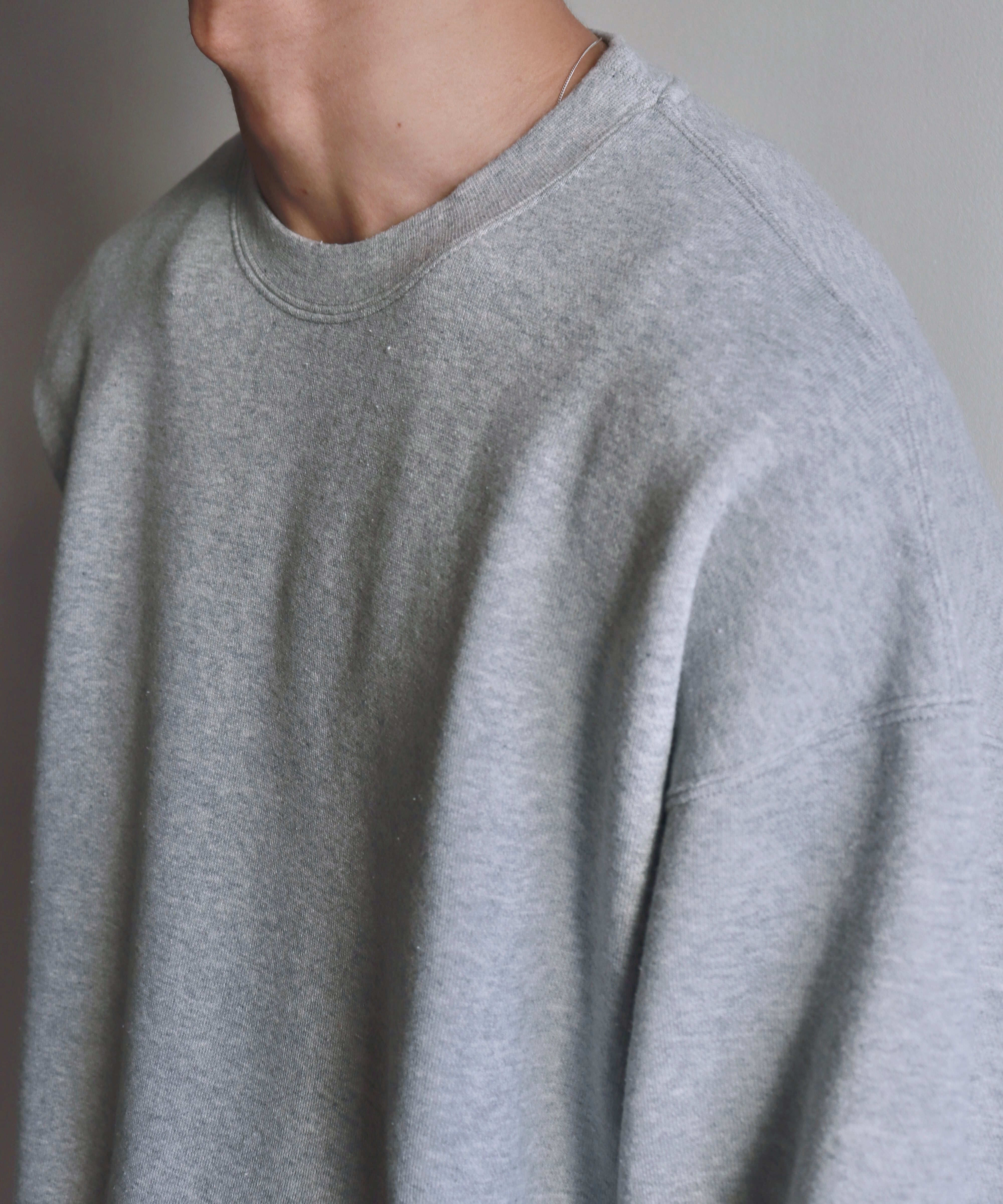 UNIVERSAL PRODUCTS. / 253-60101 JUMBERCA SWEAT CREW NECK (GRAY