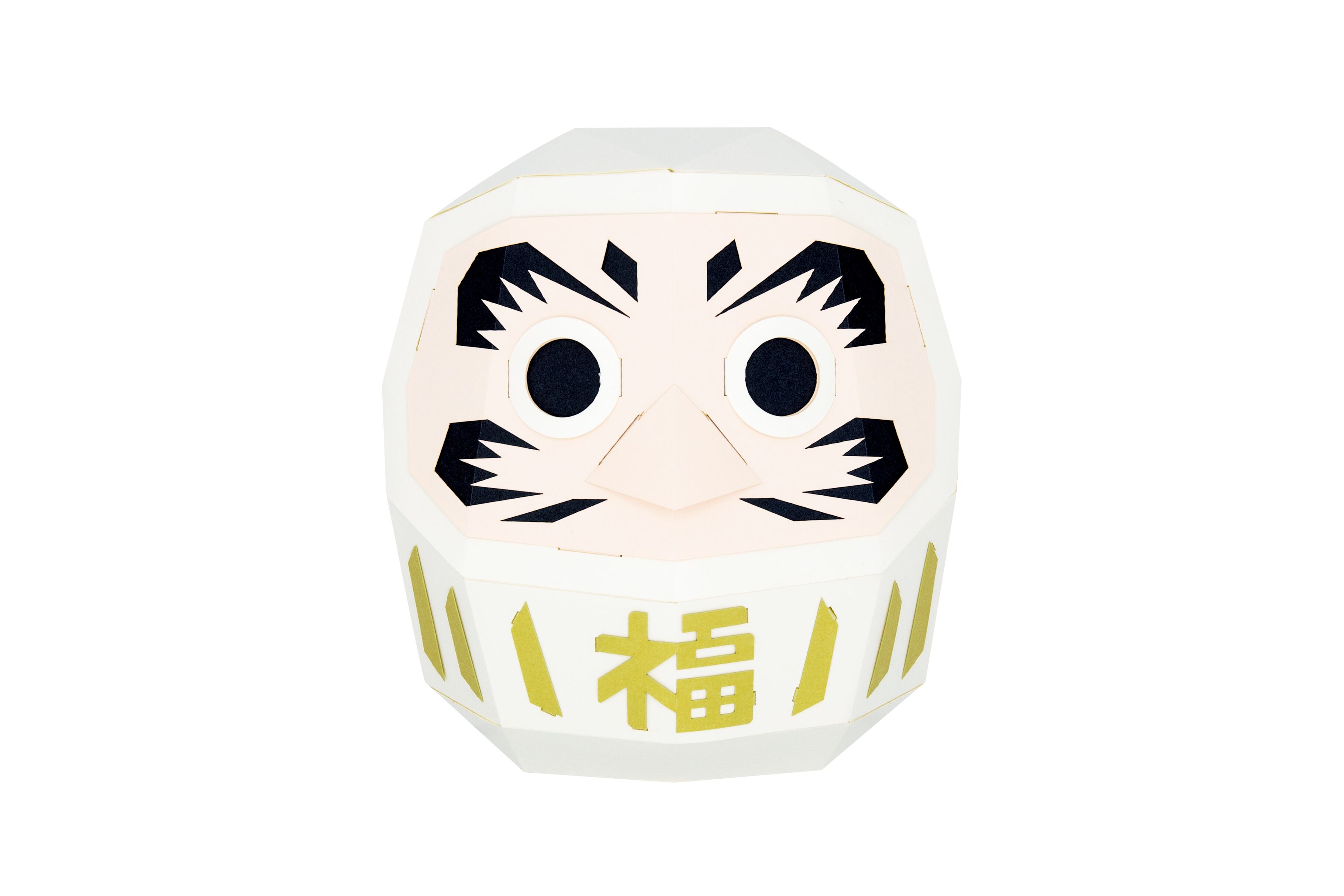 KAKUKAKU 達磨 / M / 白 | bog craft official store