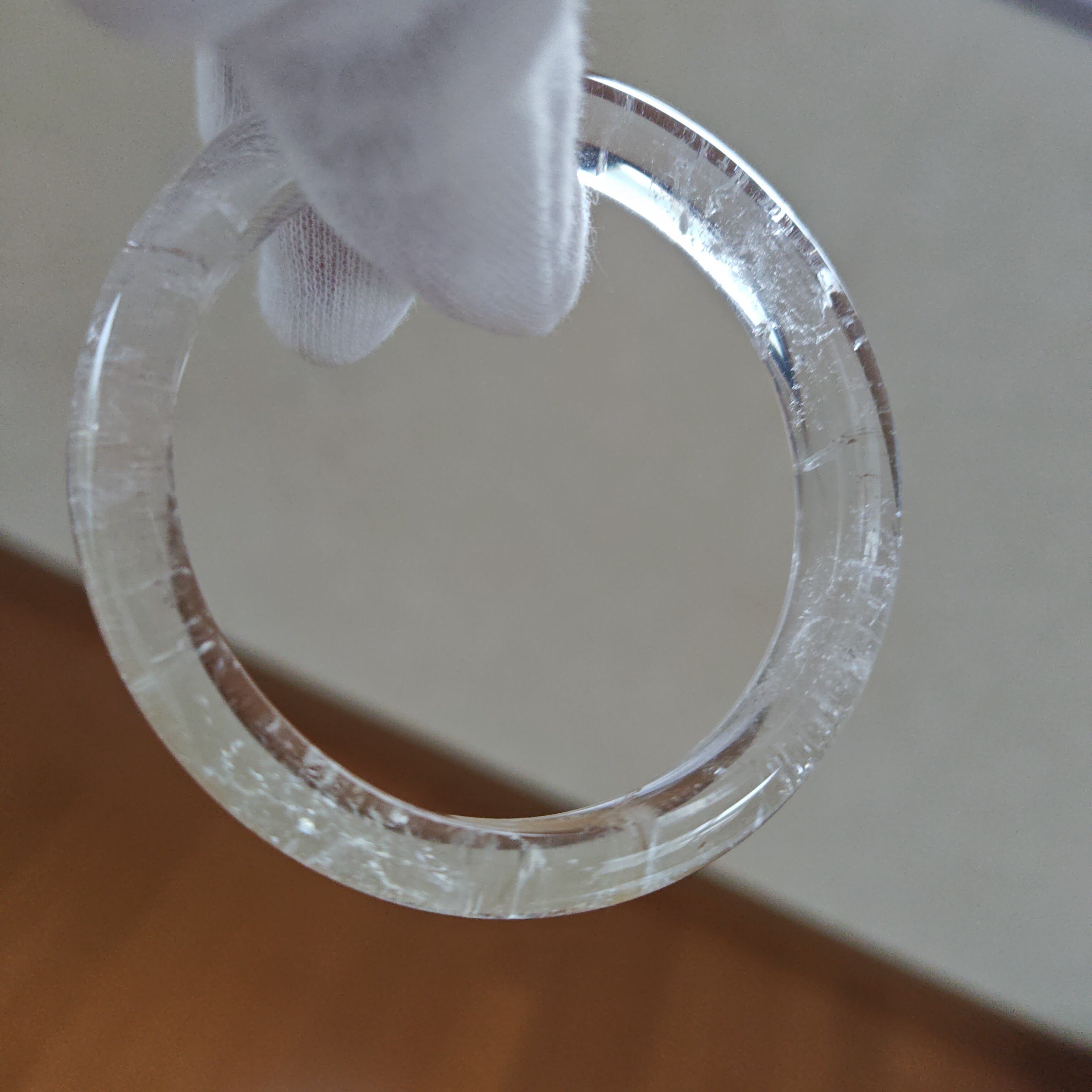 専用です♡①水晶くり抜きバングル 水晶 くり抜きバングル | 天然石 〜言霊〜 楓