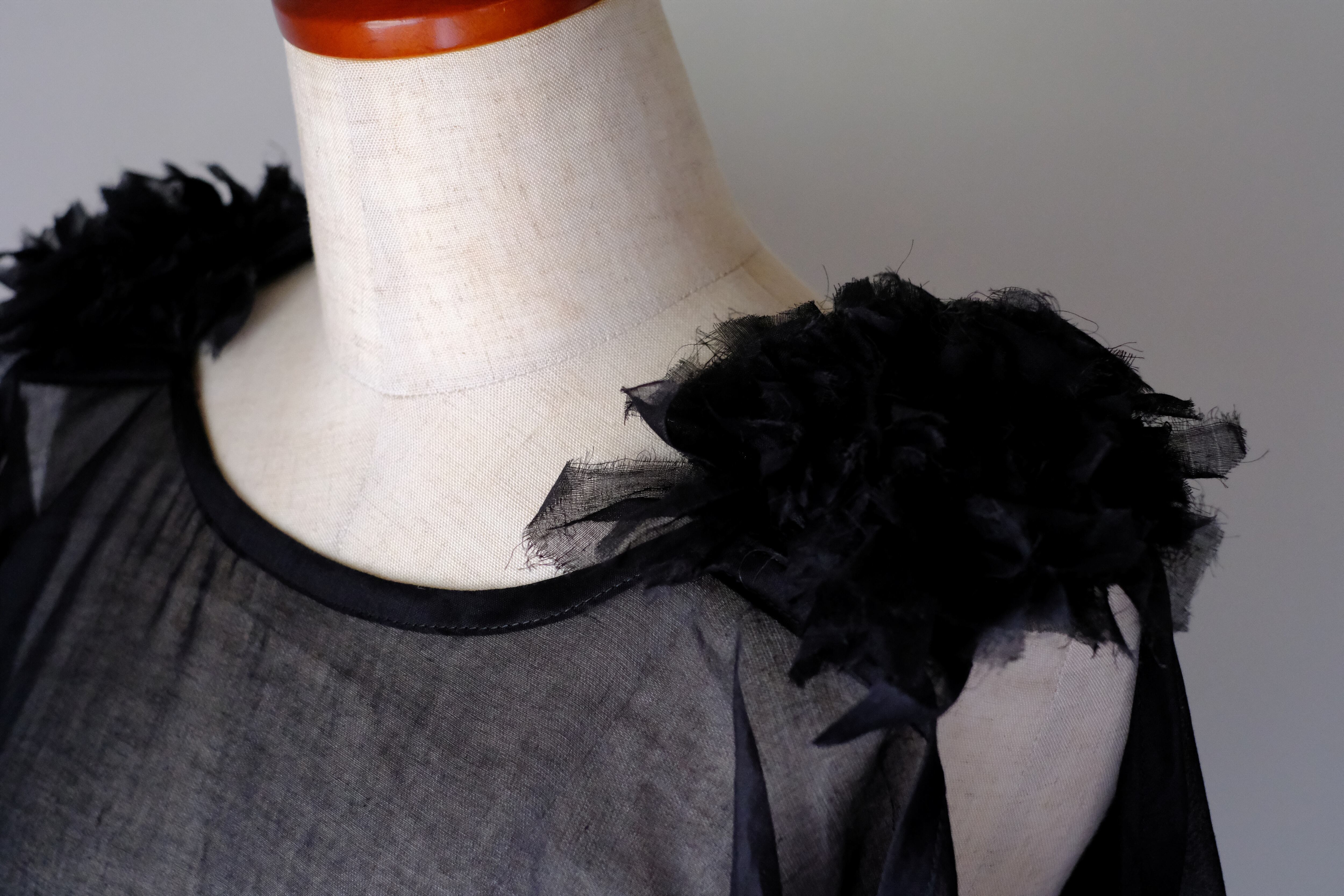 シアーワンピース cl-132(ブラック)