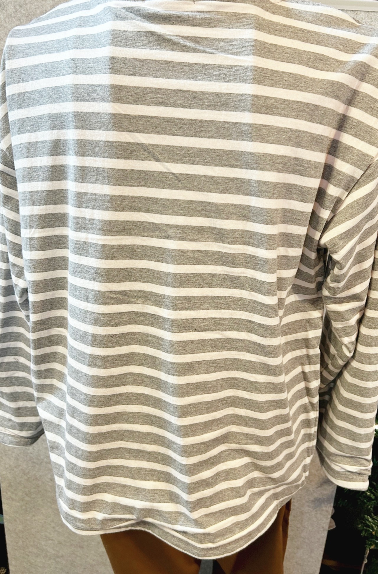 メンズ　裏フリースあったか長袖Tシャツ