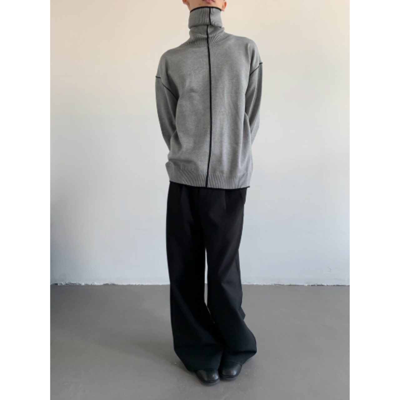 ラインモックネックニット TB1729・画像9