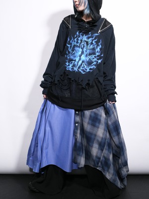 REMAKE / 変形 docking design asymmetry shirt