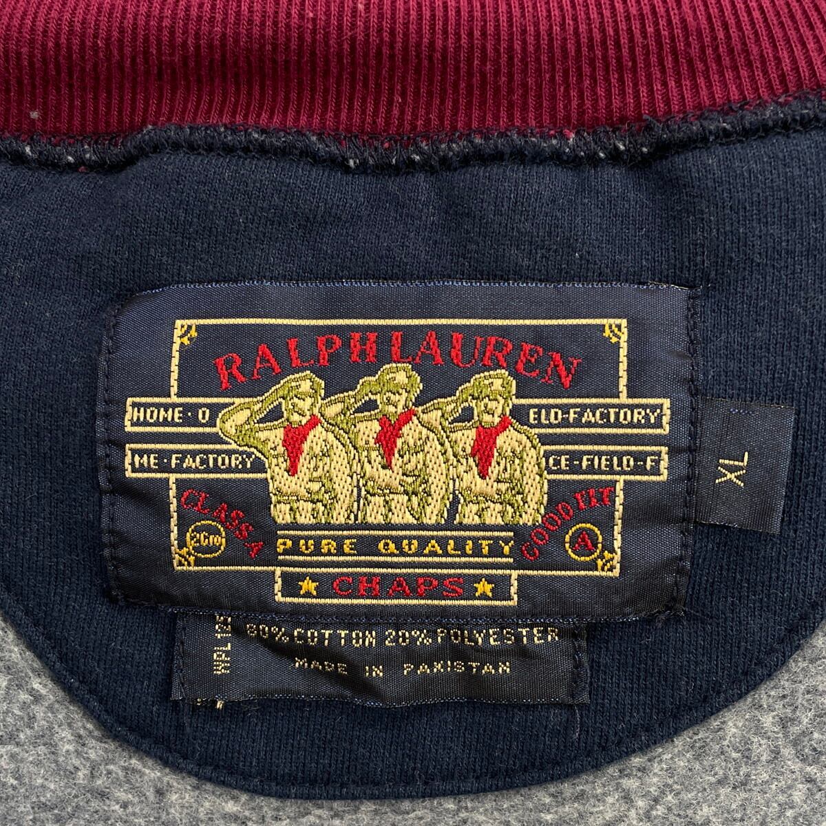 80年代 CHAPS Ralph Lauren チャップス ラルフローレン モックネック
