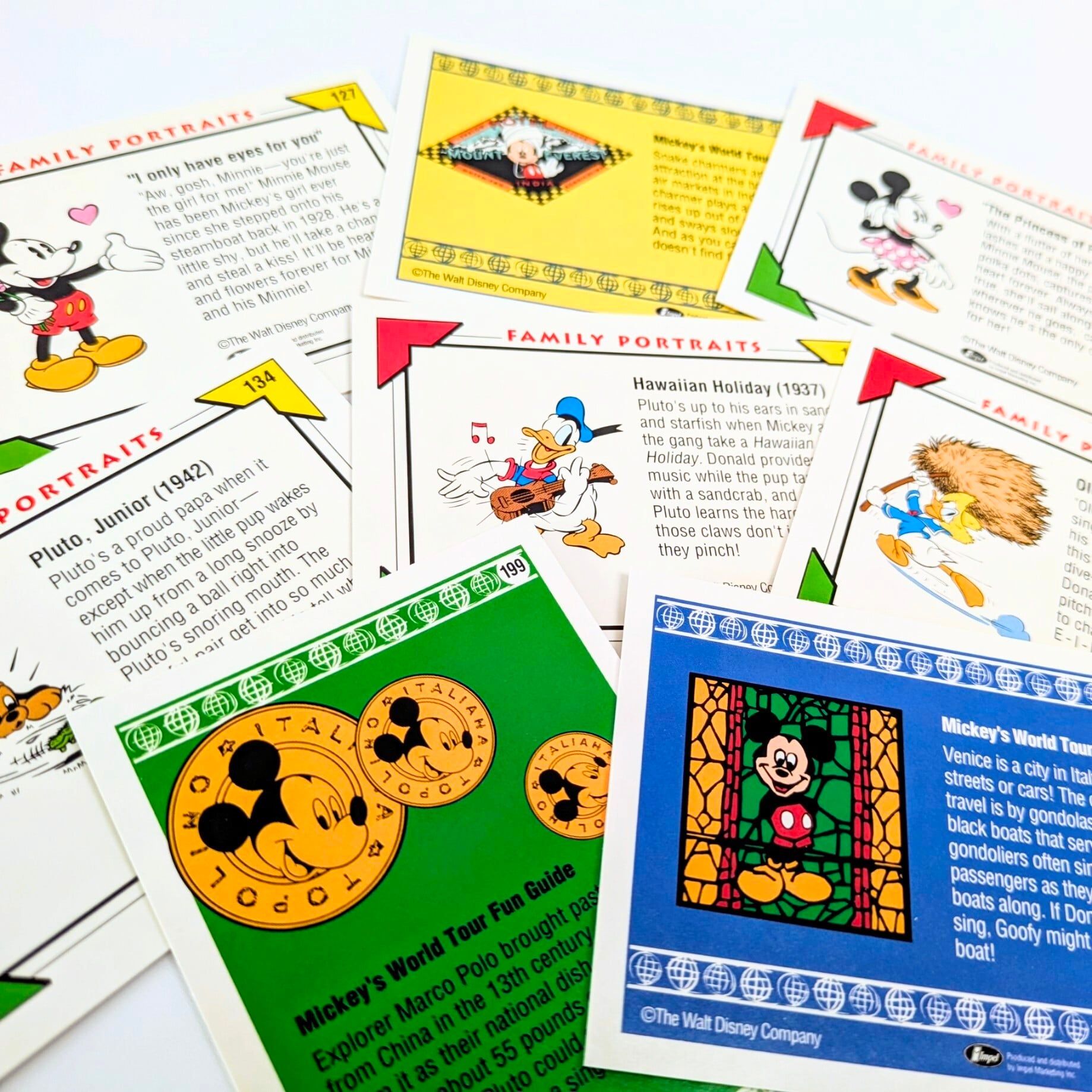 ☆送料無料！☆1991年製 【 Disney Collector Cards ディズニーコレクターカード 】VINTAGE トレーディングカード単品 （1個=15CARDS）〚アメリカン雑貨 アメトイ〛