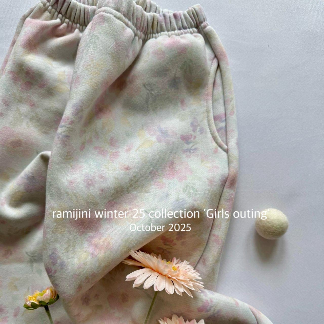«予約»«ジュニアサイズあり»«RAMIJINI» ジョイフラワーパンツ