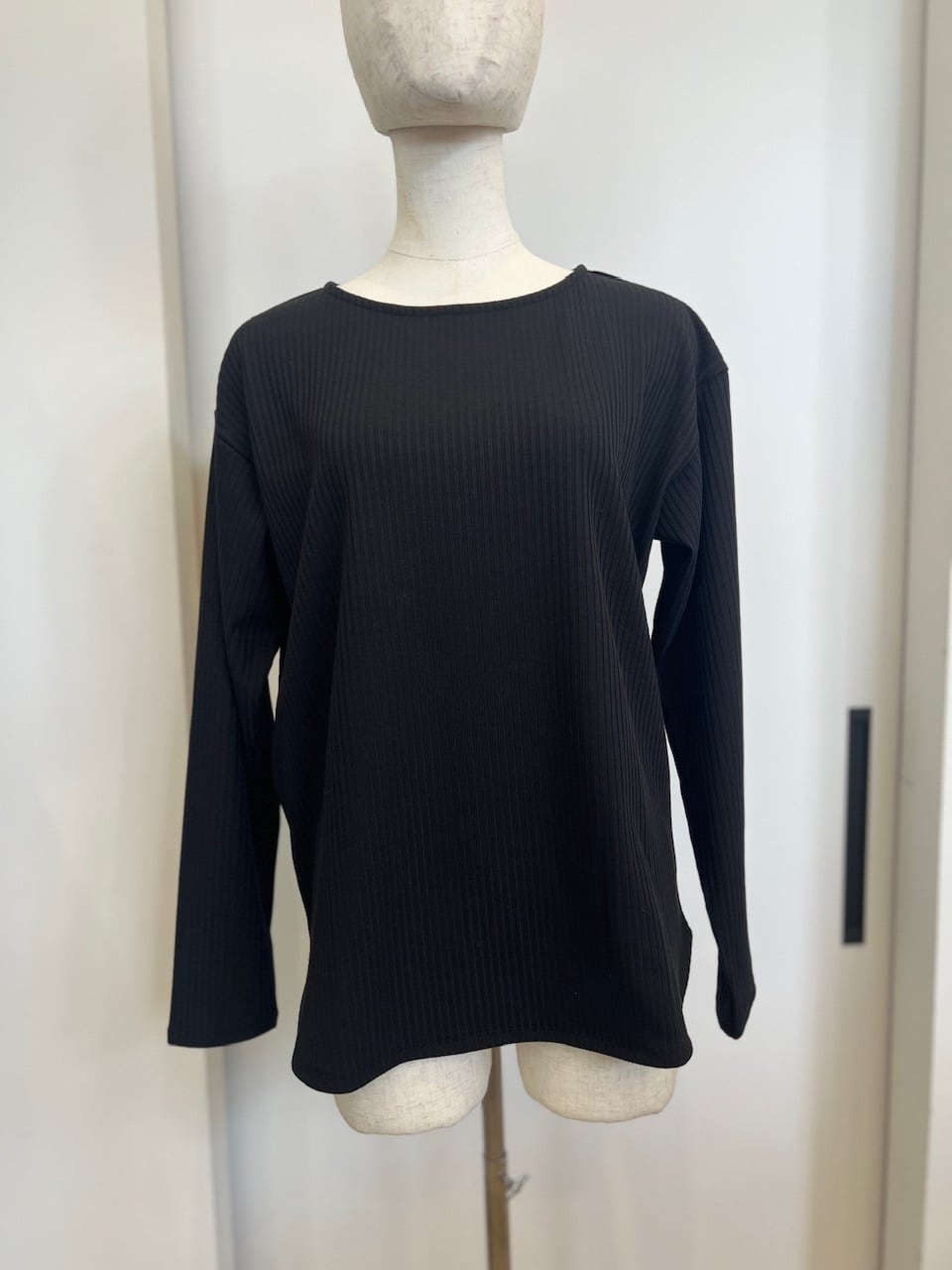 【LEMELANGE】ボートネックストレッチリブtee 8551006