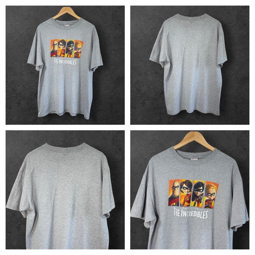 Y2Kディズニー Mr.インクレディブル ヴィンテージ ムービーTシャツ 美品 Y2Kディズニー Mr.インクレディブル ヴィンテージ ムービーT