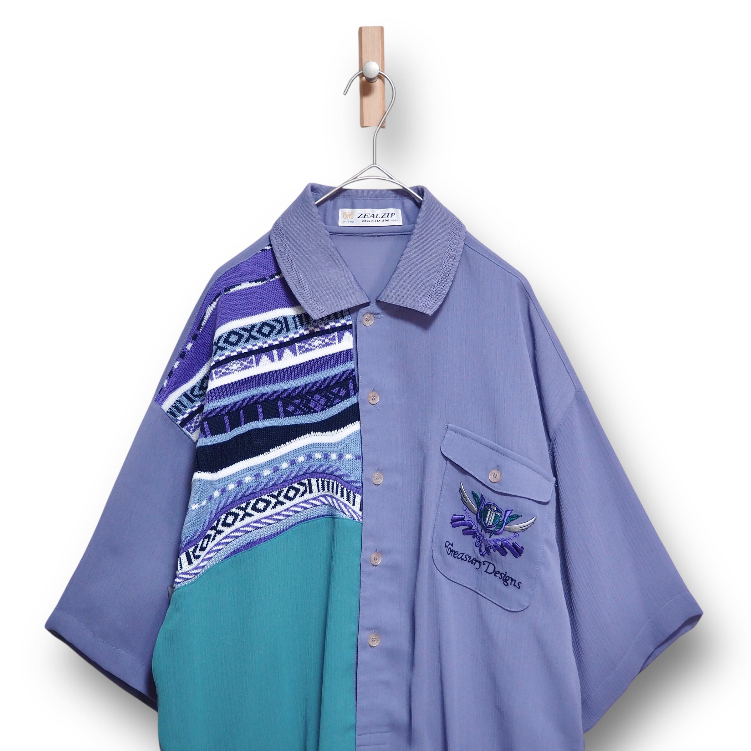 【VINTAGE】デザインポロニット