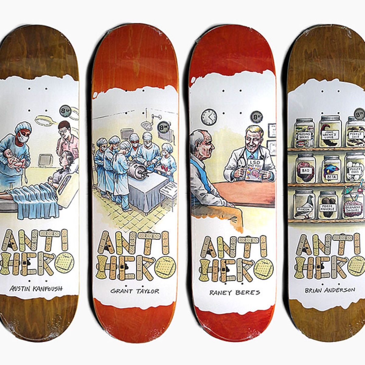 ANTIHERO MEDICINE PRO DECK アンタイヒーロー スケートボード デッキ 