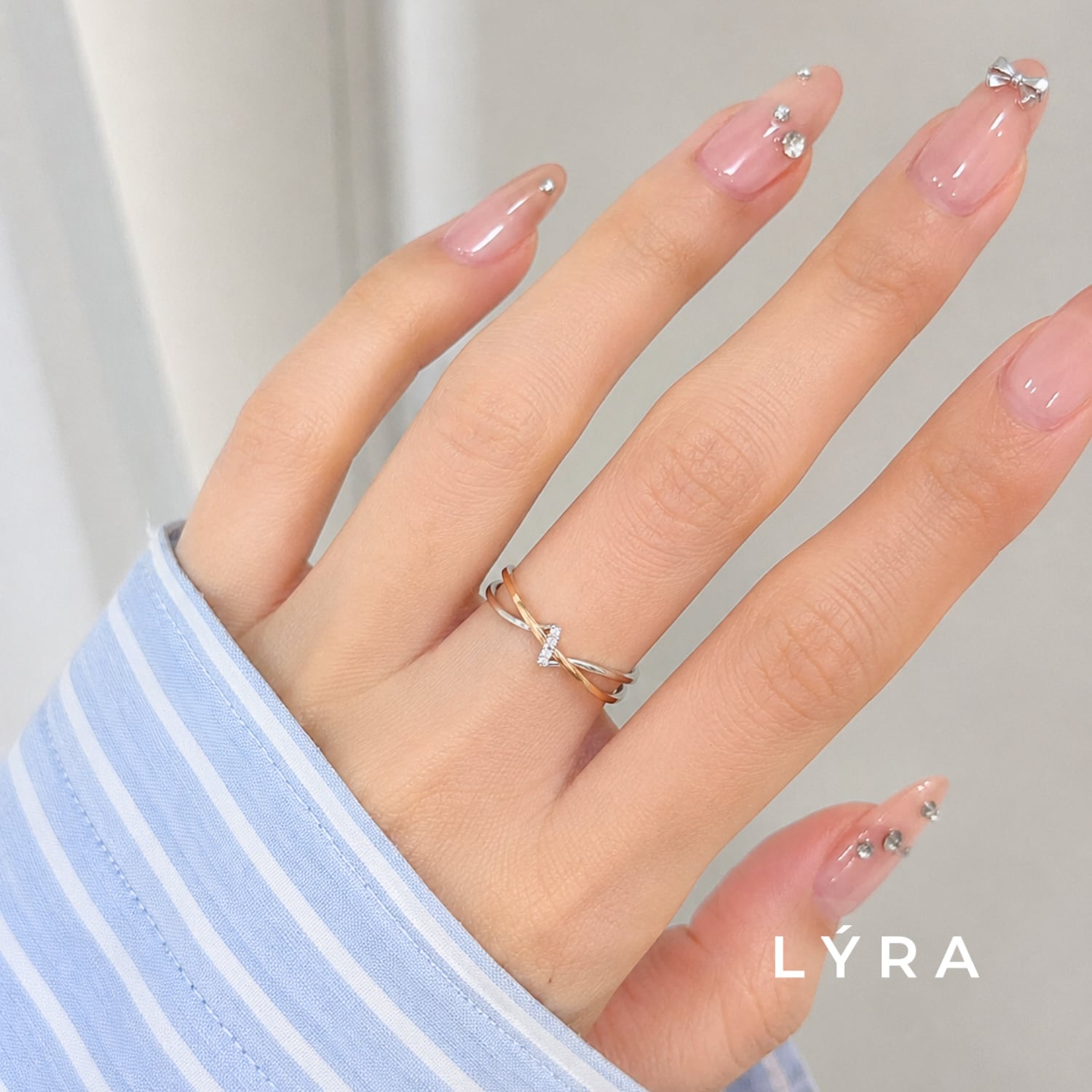ツイストパヴェリング | LYRA（ライラ） | 金属アレルギー対応アクセサリー
