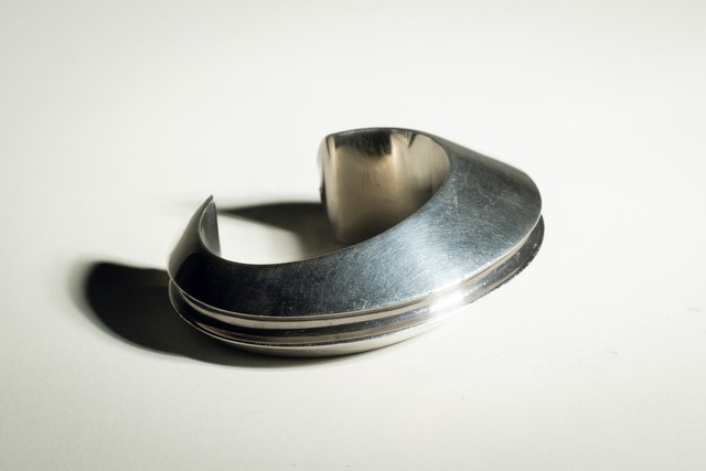 Vintage Tiffany & Co Wave Grooved Cuff