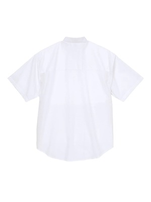 BROC&COLI ホワイト・ワッペンショートスリーブシャツ