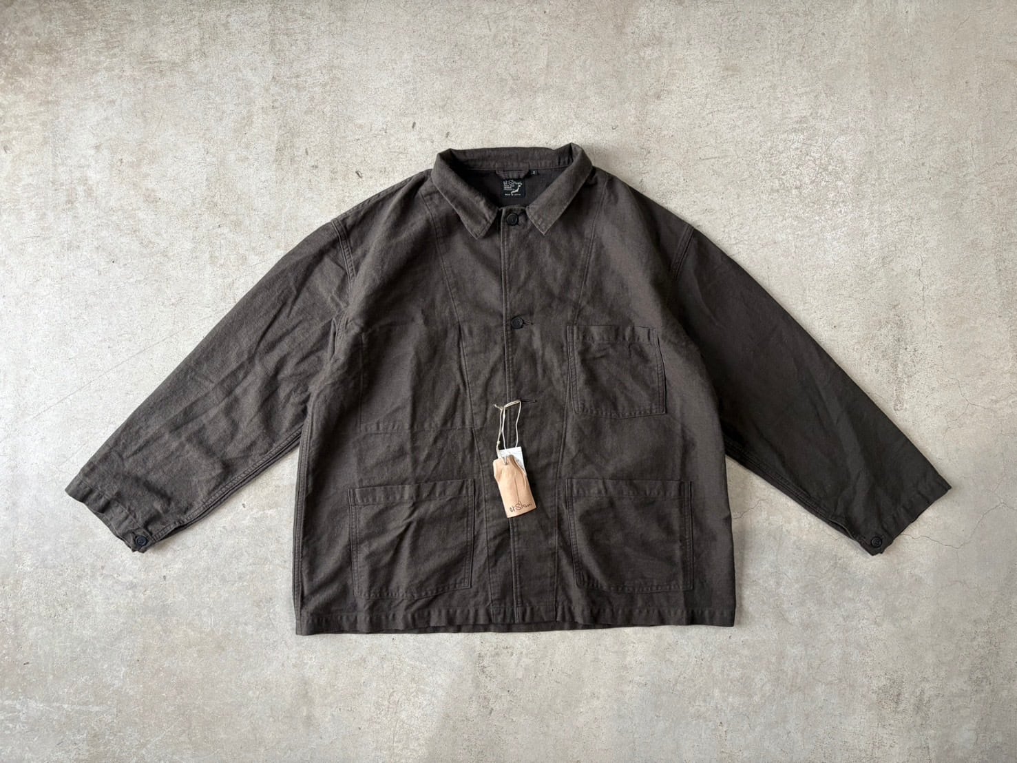 メンズ orslow オアスロウ COTTON LINEN MOLESKIN RELAX FIT SIMPLE