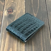 クロコダイル 無双 マネークリップ ダーク グリーン