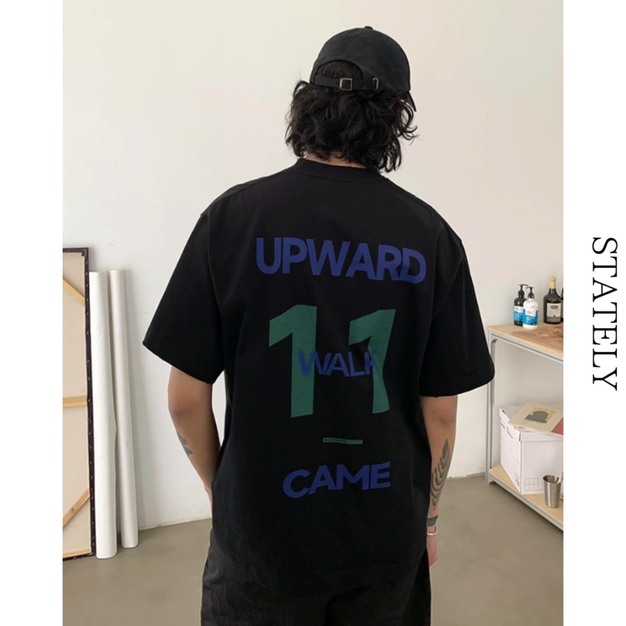 Upward Walk グラフィックTee/2color_T137・画像8
