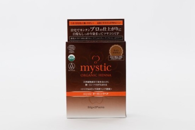 mysticオーガニックヘナ　ライトブラウン