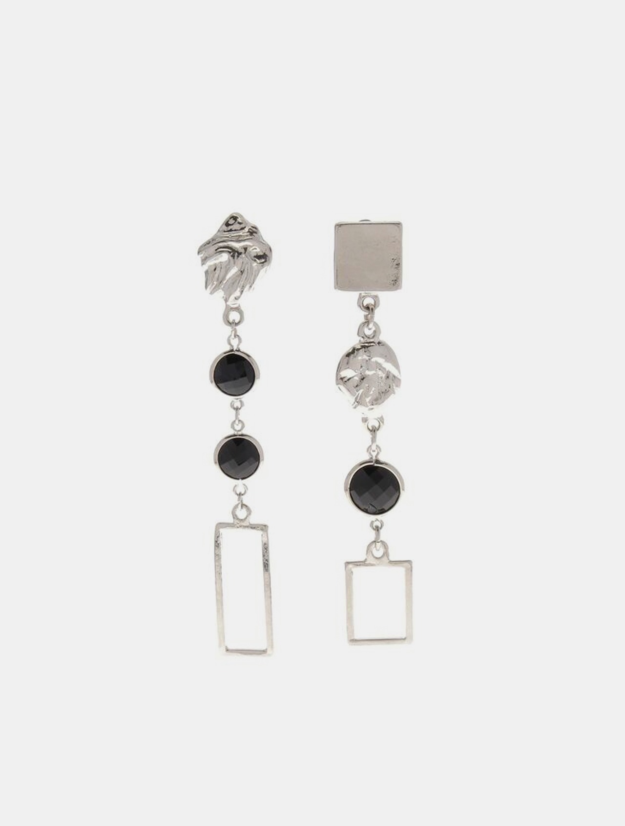 Multi-Part Earrings / SILVER - 1
