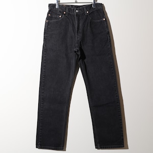 33×30 505-0260 USA 00年 サルファーブラックデニムパンツ Levi’s リーバイス 黒