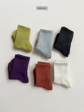〖取寄〗韓国子供服 / 26winter / Digreen / デュアルリブソックス(タンブラックセット) / キッズ / 冬服 *S~XL*