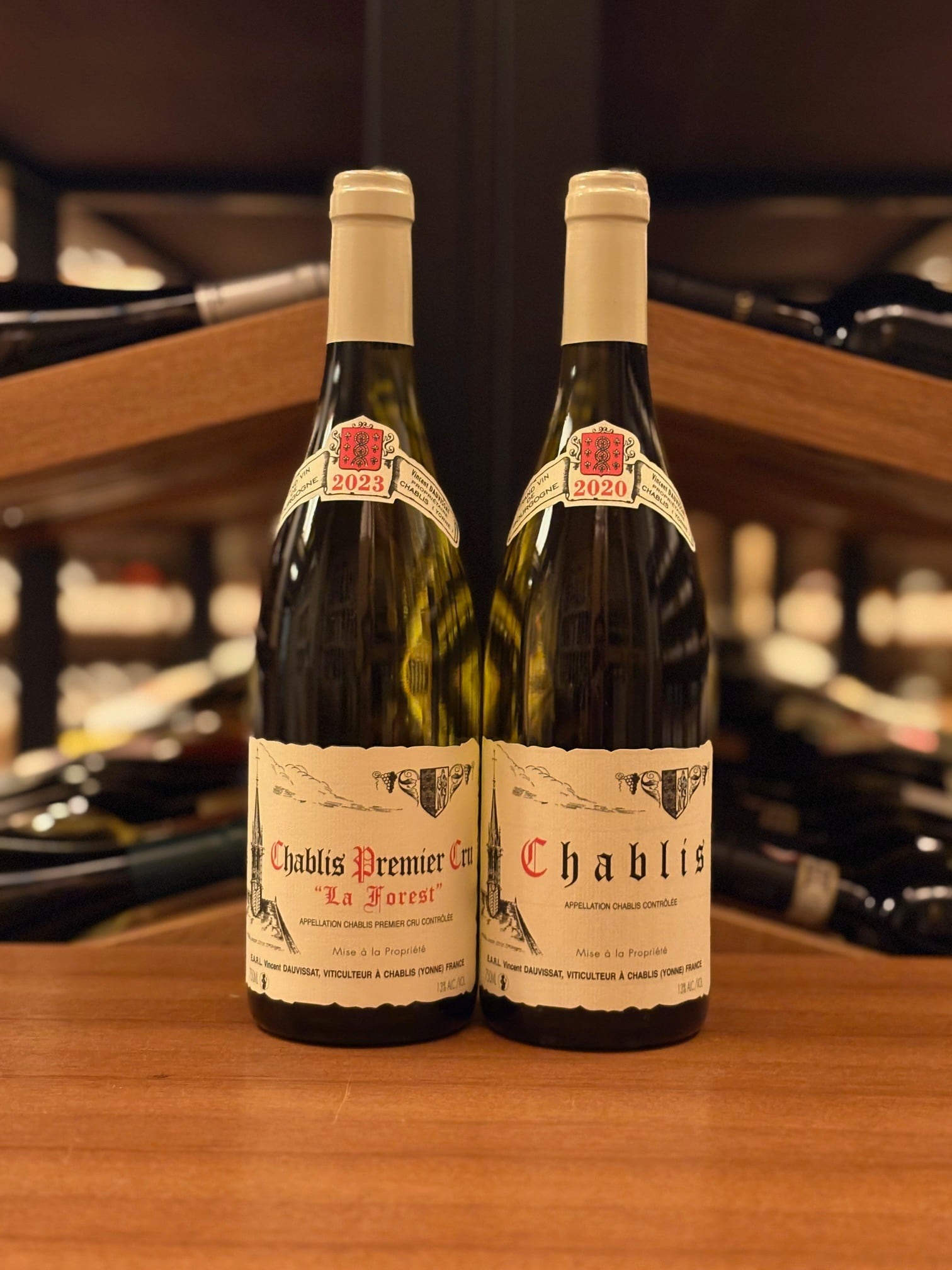 シャブリ 1級 ラ・フォレ 2023年とシャブリ 2020年のセット ヴァンサン・ドーヴィサ