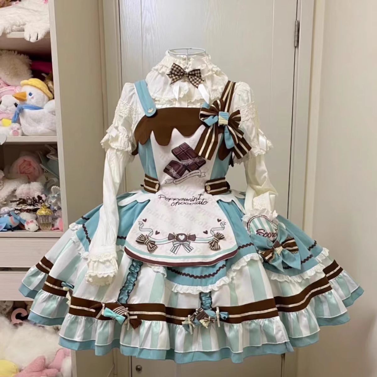 シュガーガール】シュガーケーキロリィタドレス3点セット ミント