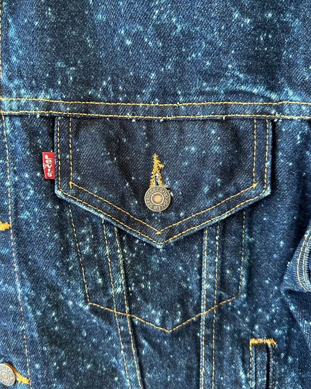 -Deadstock Levi's- Vintage 80s XS 70507 GALACTIC WASH Denim Jacket made in USA