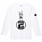 ZEBABY WILL ROCK YOU!  LONG SLEEVE T-SHIRT (ADULT WHITE)
