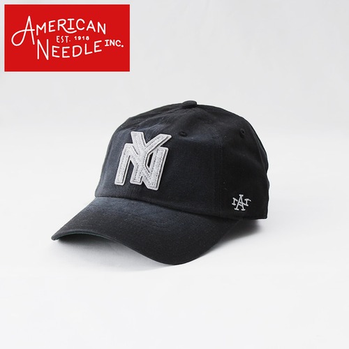 【an-40867a-nby】AMERICAN NEEDLE アメリカンニードル 40867A-NBY NEW YORK BLACK YANKEES BASEBALL CAP ベースボールキャップ ニグロリーグ バックストラップ 6パネル バイカラー