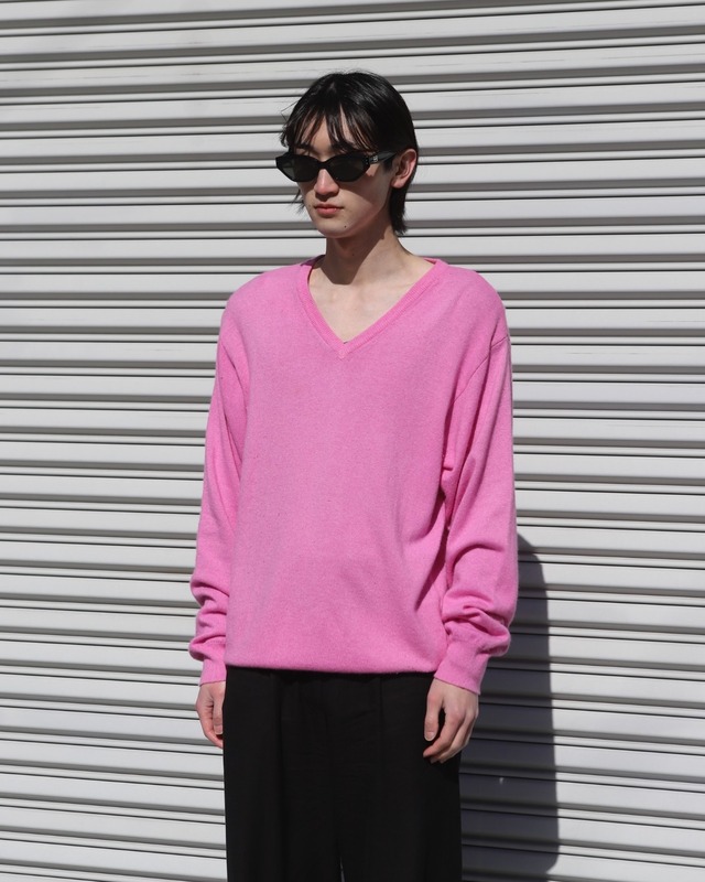over size v neck Knit