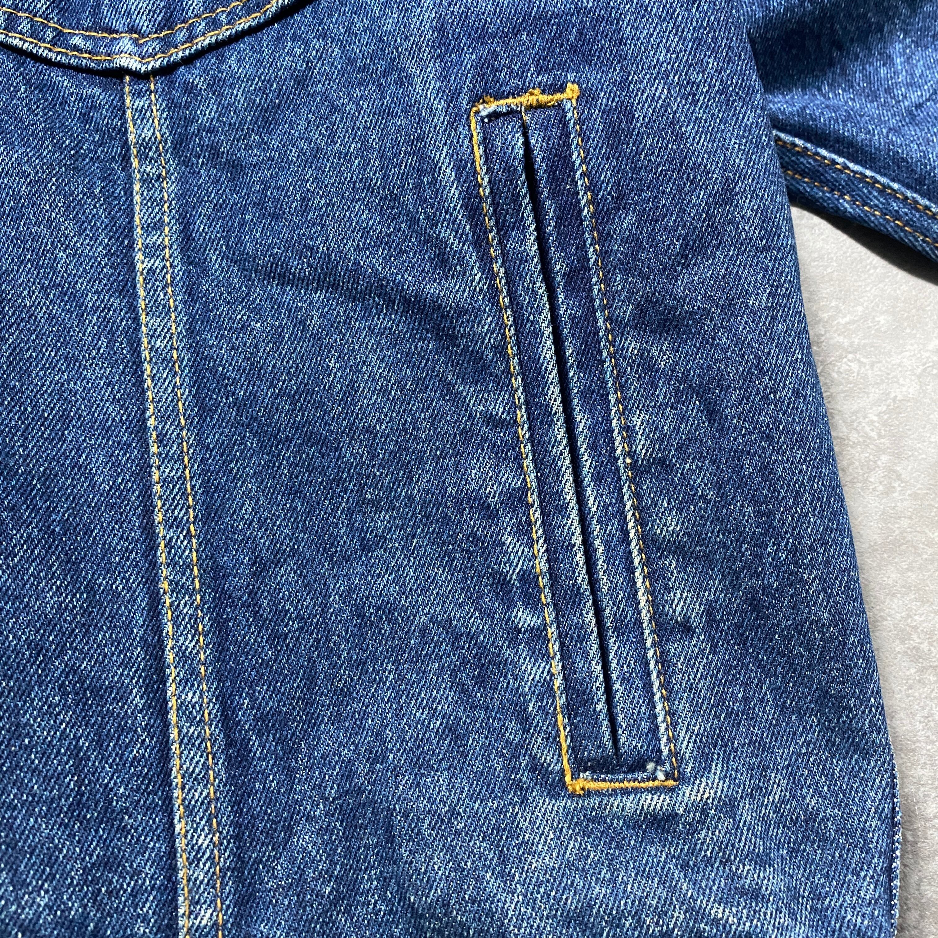 Size.XL】90's Marlboro マルボロ レザー襟 デニムジャケット