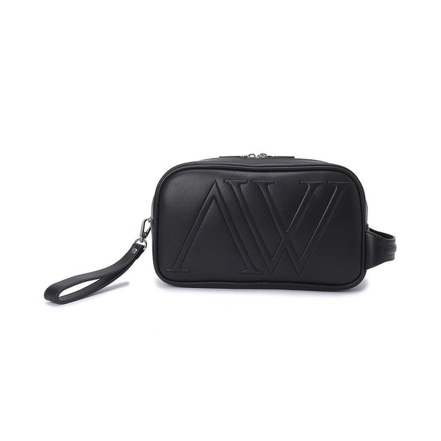 ANEW AW EMBOSSED POUCH [サイズ: F (82477869)] [カラー: BLACK]