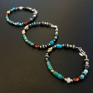 ブライト（Bright）ブレス（Wave turquoise）20cm