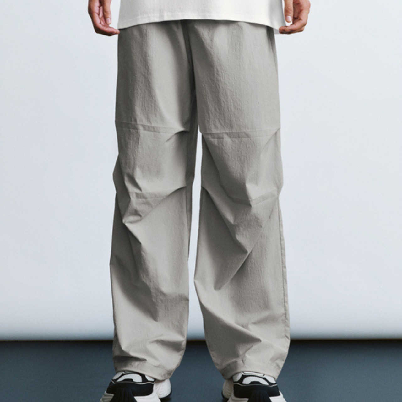 ポケットルーズワイドレッグパンツ　0802